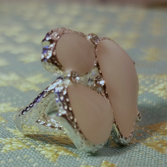 Sim.moonstone in silver ring 6 7 8 9 - Picture 6 of 8